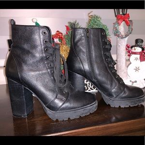 Steve Madden Heeled Combat Boots